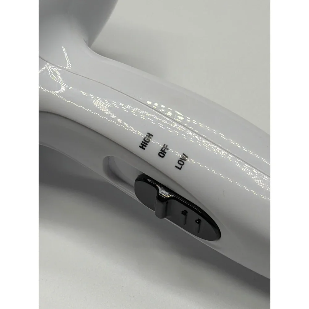 Conair 1875‎ Watt Hair Dryer White Lightweight Blow Dryer High Low Settings